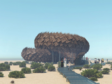 阿拉伯·阿布扎比火烈鸟观察塔的获奖设计